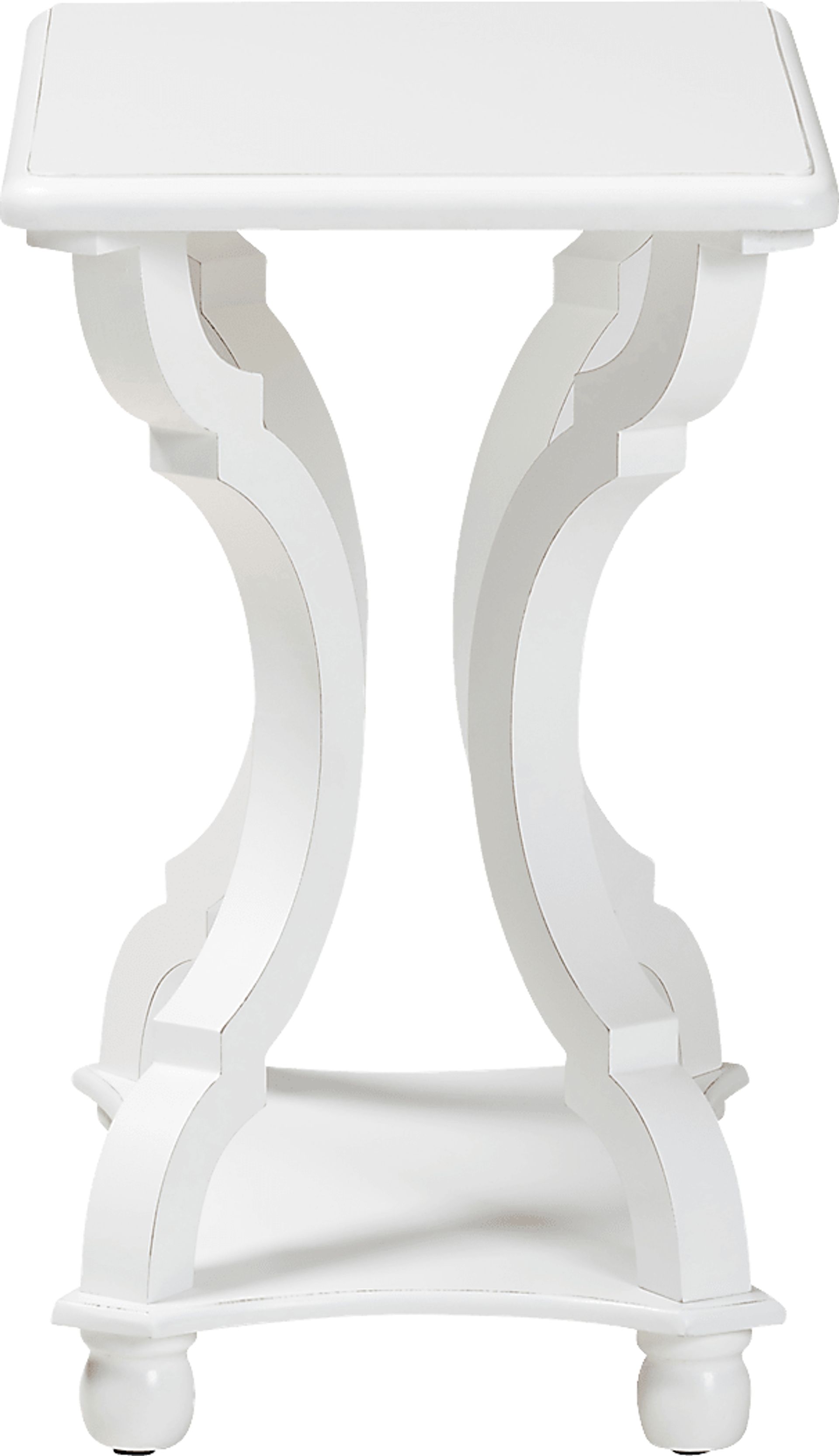 Grognet White End Table - Image 3