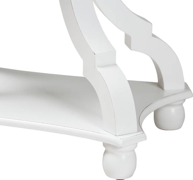 Grognet White End Table - Thumbnail - Image 4
