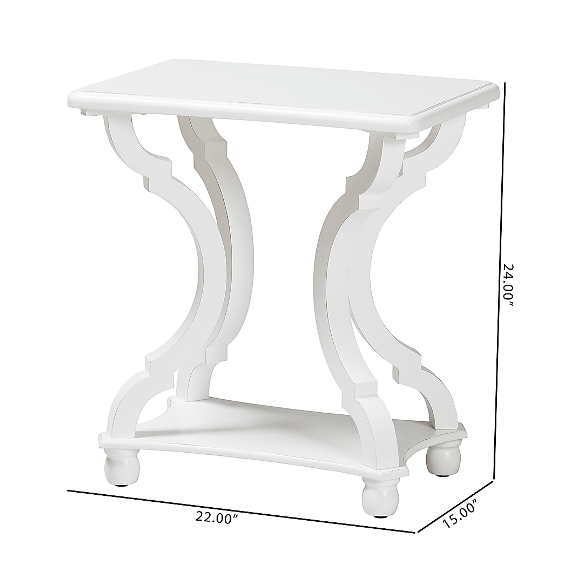 Grognet White End Table - Image 6