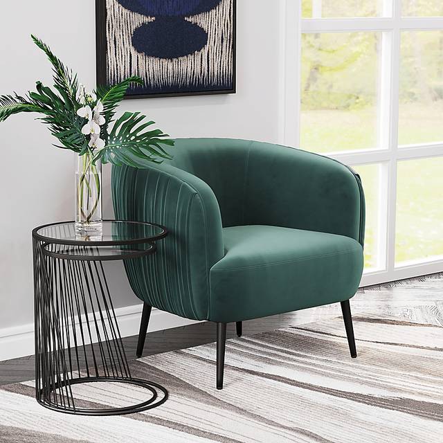 Gronland Green Accent Chair - Thumbnail - Image 2