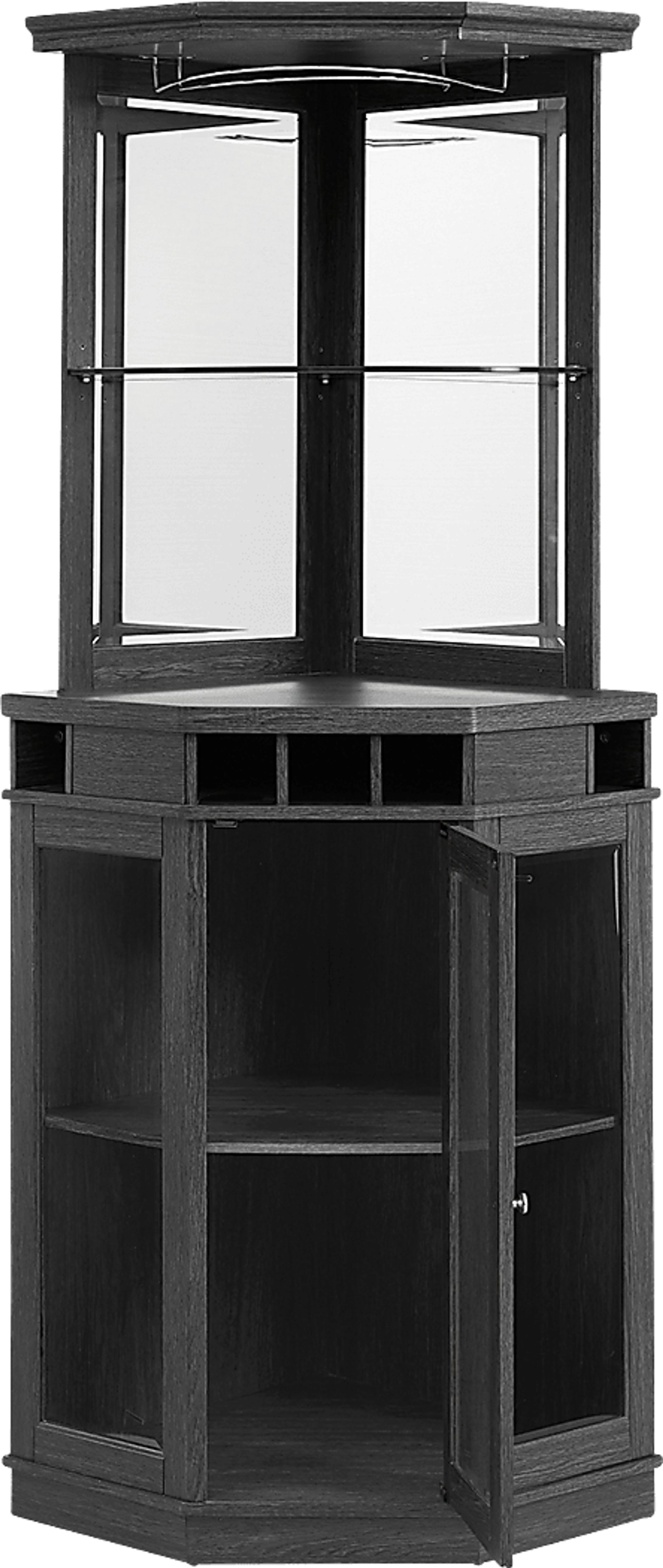 Grooveland Black Bar Cabinet - Image 2