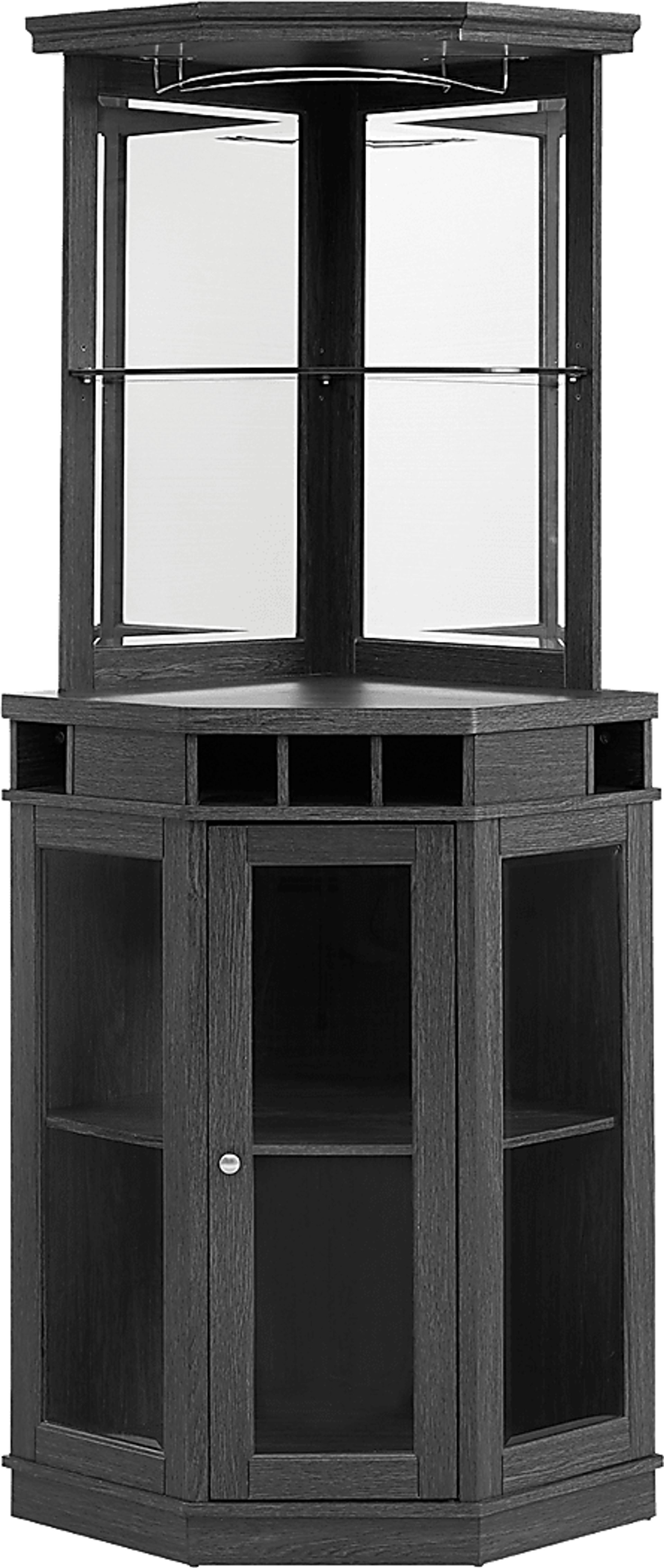 Grooveland Black Bar Cabinet - Image 1