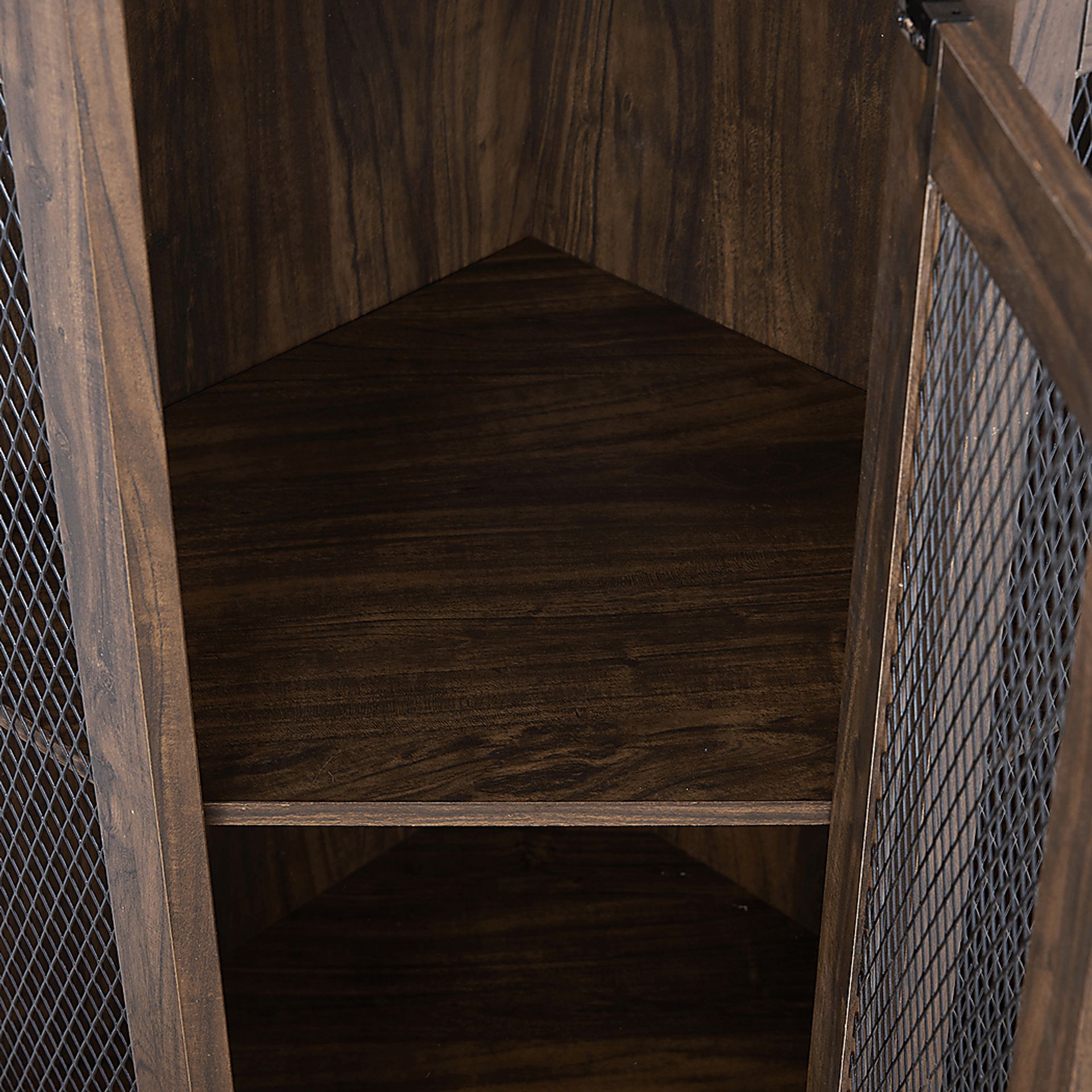 Grooveland Brown Bar Cabinet - Image 6