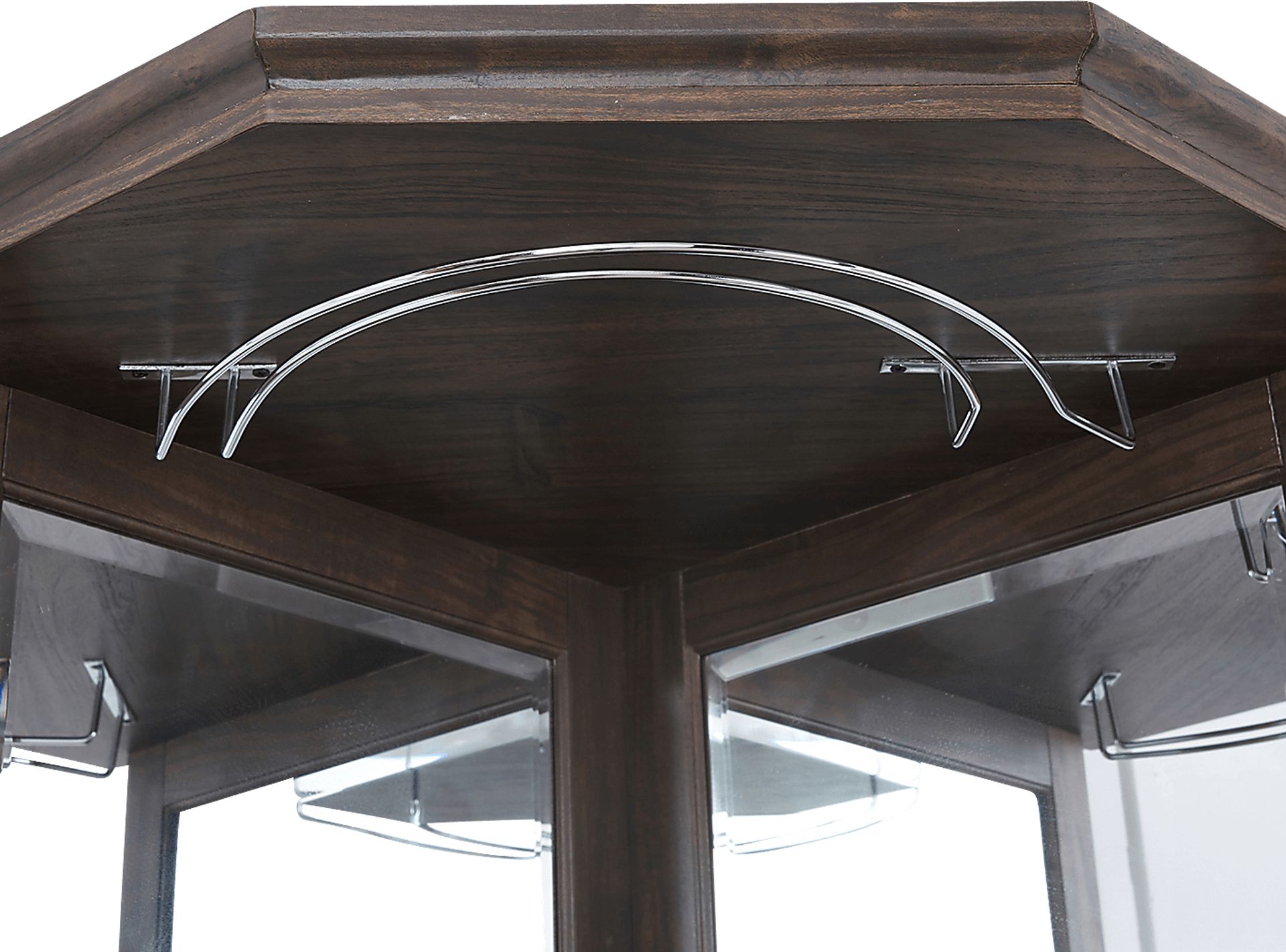 Grooveland Brown Bar Cabinet - Image 8