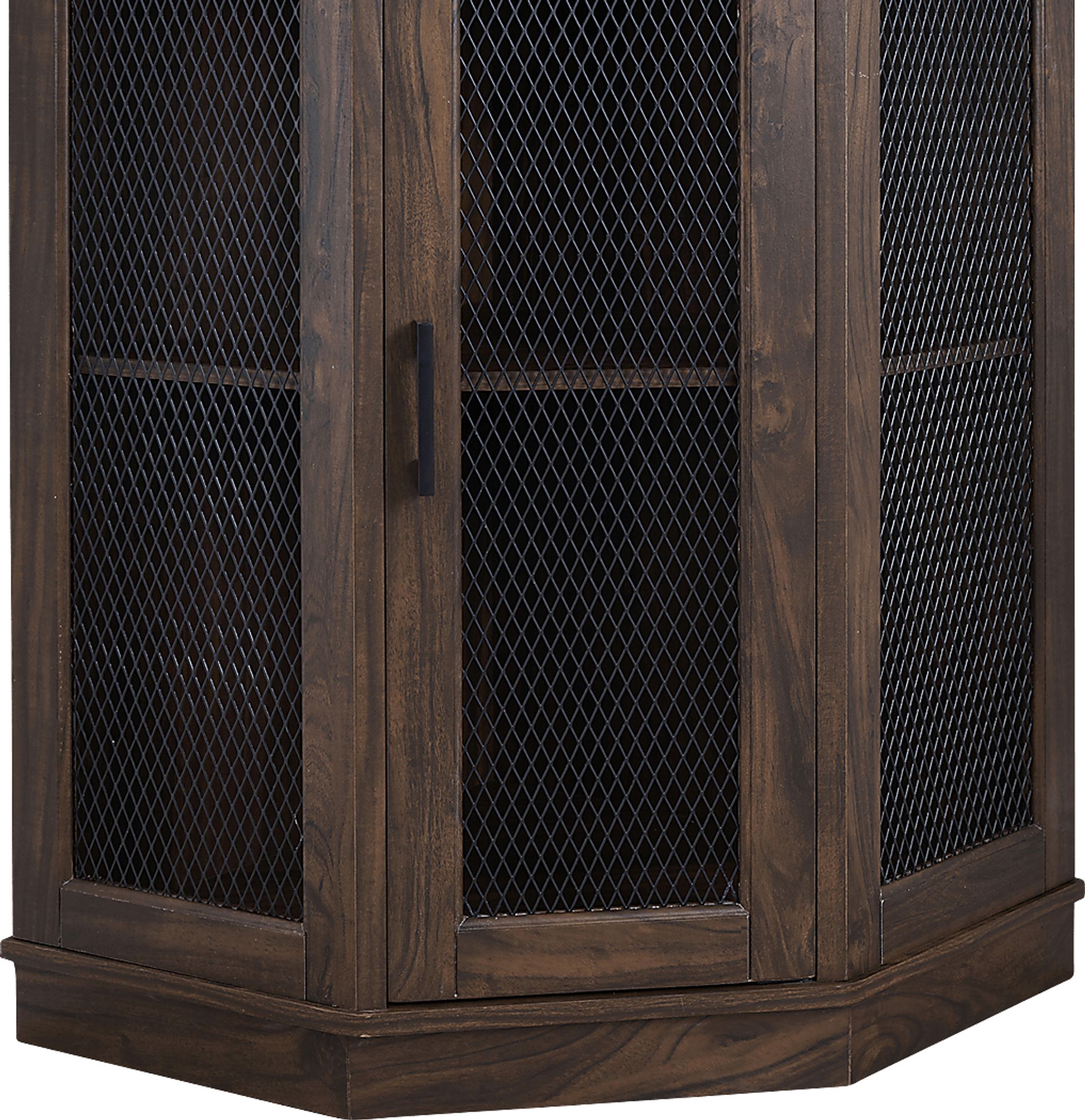 Grooveland Brown Bar Cabinet - Image 9