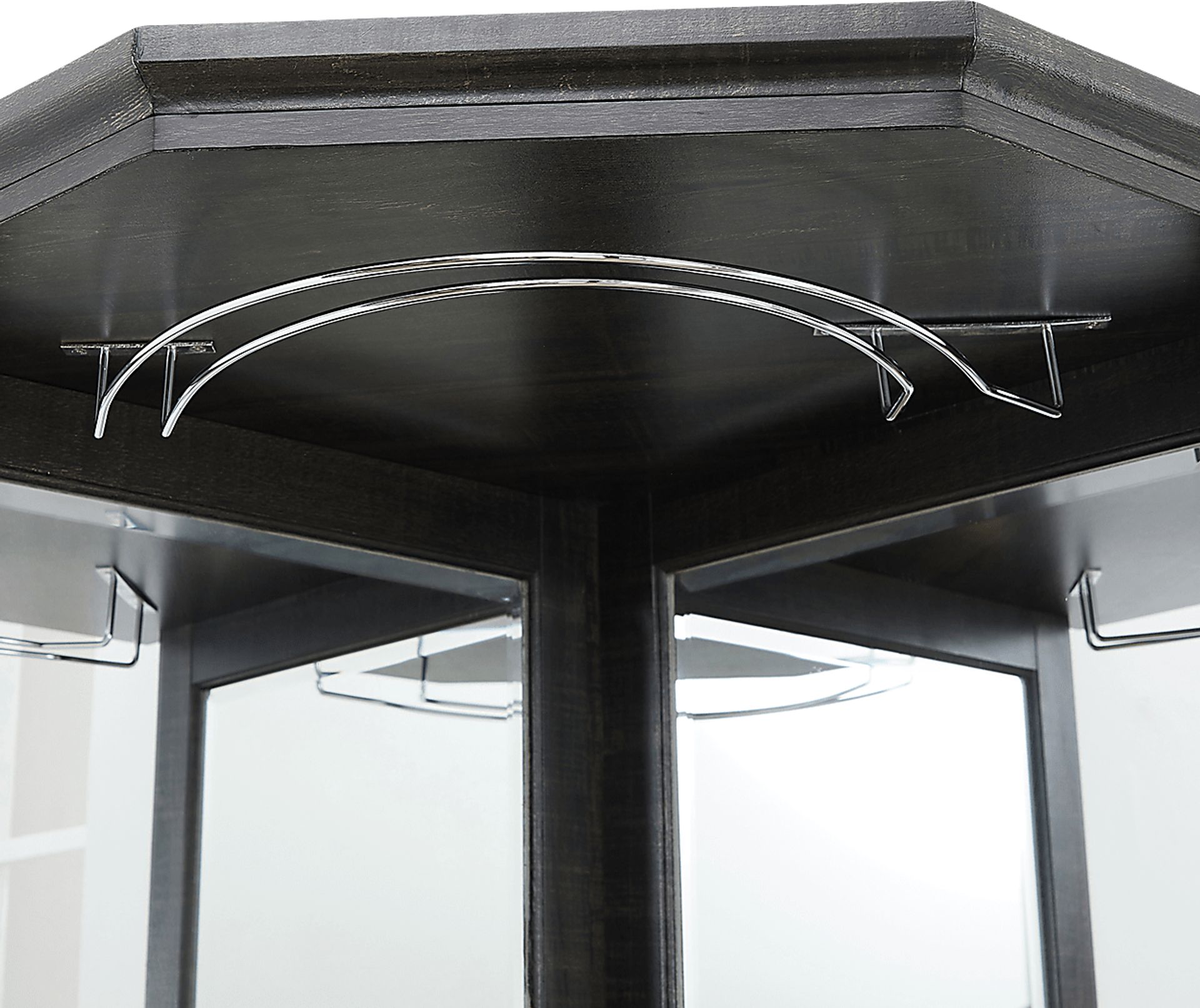 Grooveland Charcoal Bar Cabinet - Image 7