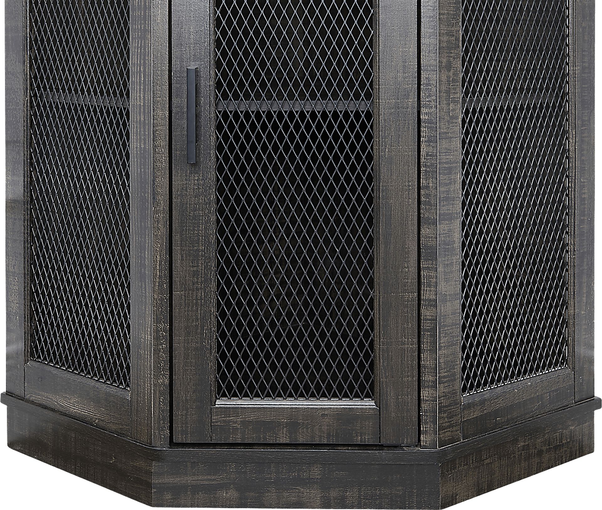 Grooveland Charcoal Bar Cabinet - Image 8