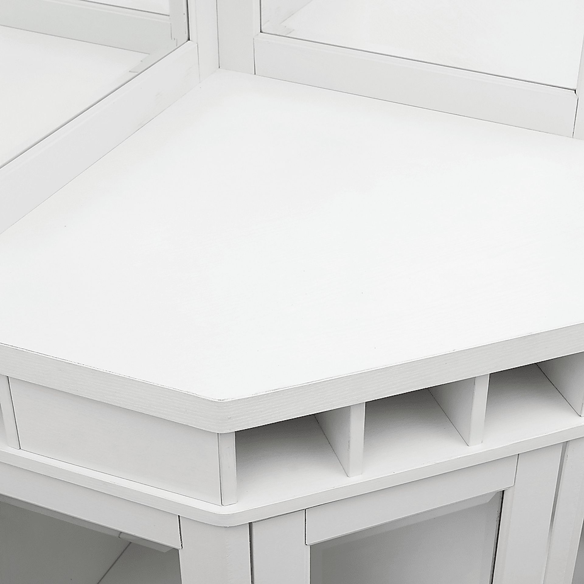 Grooveland White Bar Cabinet - Image 5