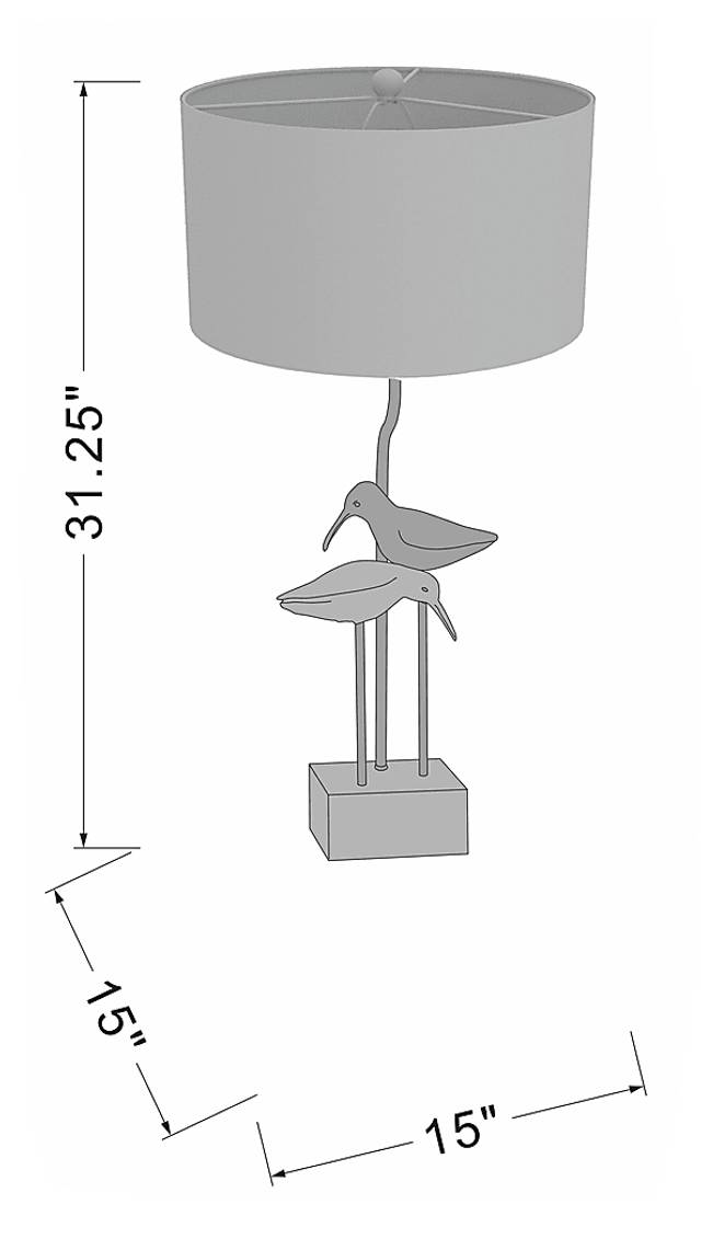 Grosalia Bay White Lamp - Thumbnail - Image 8