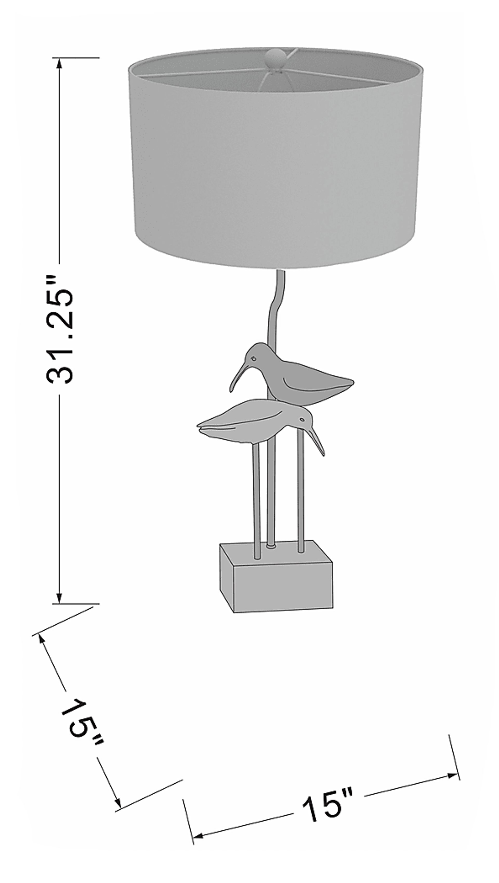 Grosalia Bay White Lamp - Image 8