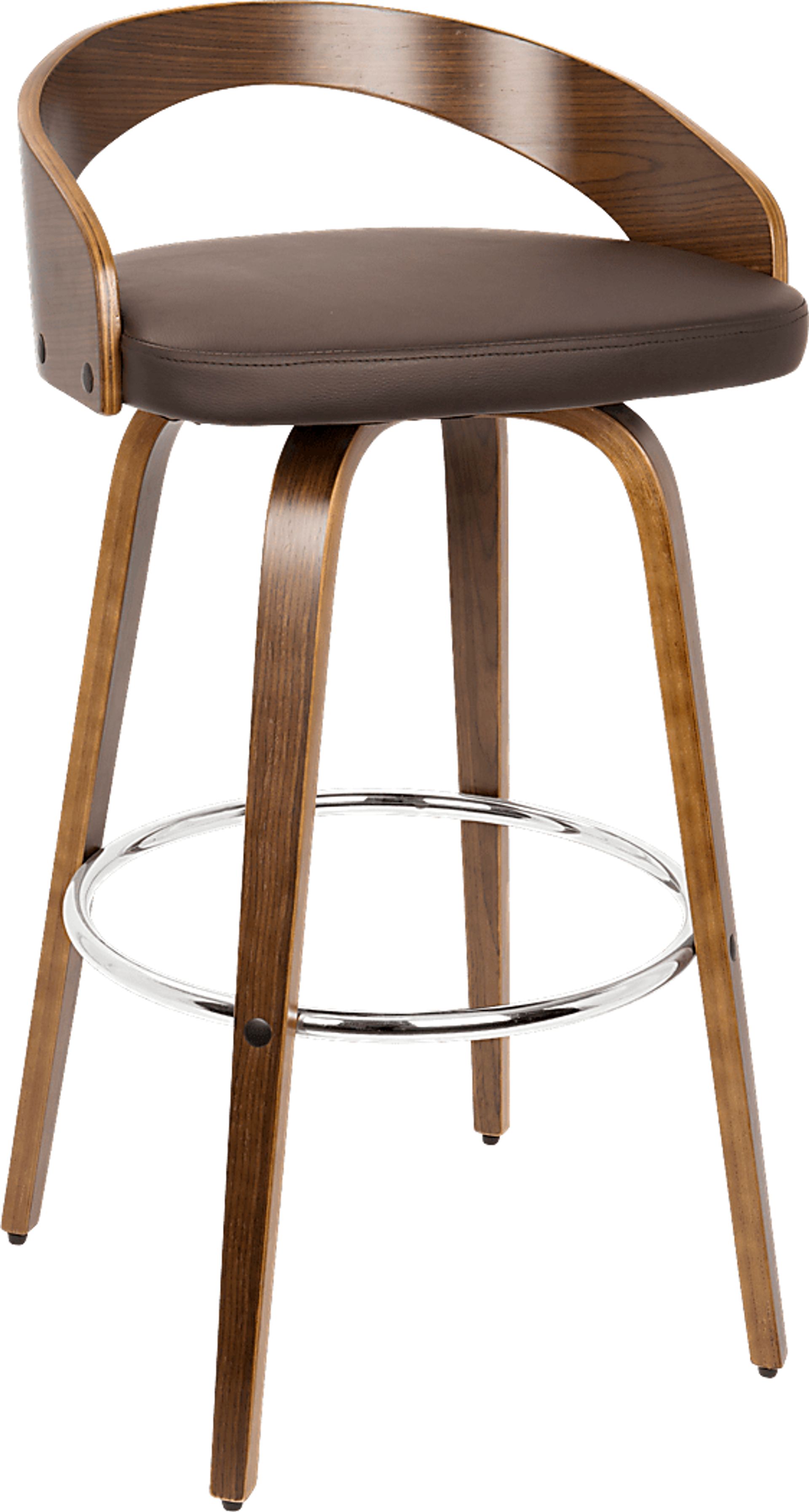 Grotto Brown Barstool - Image 1