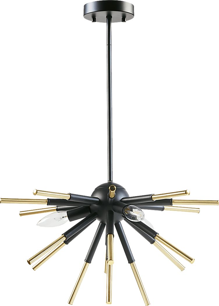 Grotto View Black Chandelier