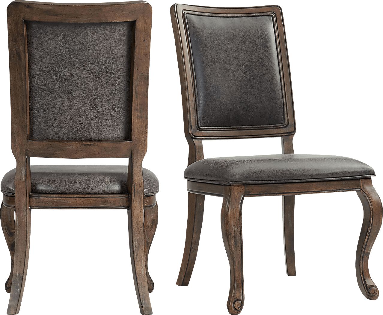 Grottogate Walnut Side Chair, Set of 2