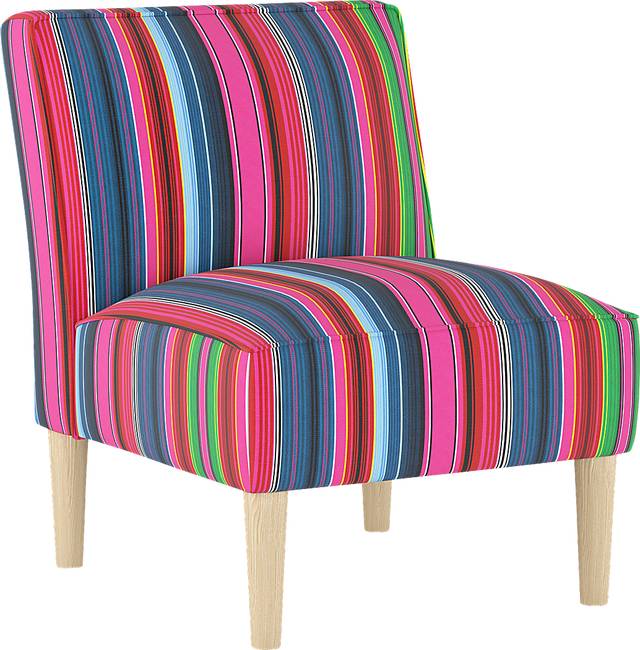 Guadiana Red Accent Chair - Thumbnail - Image 1