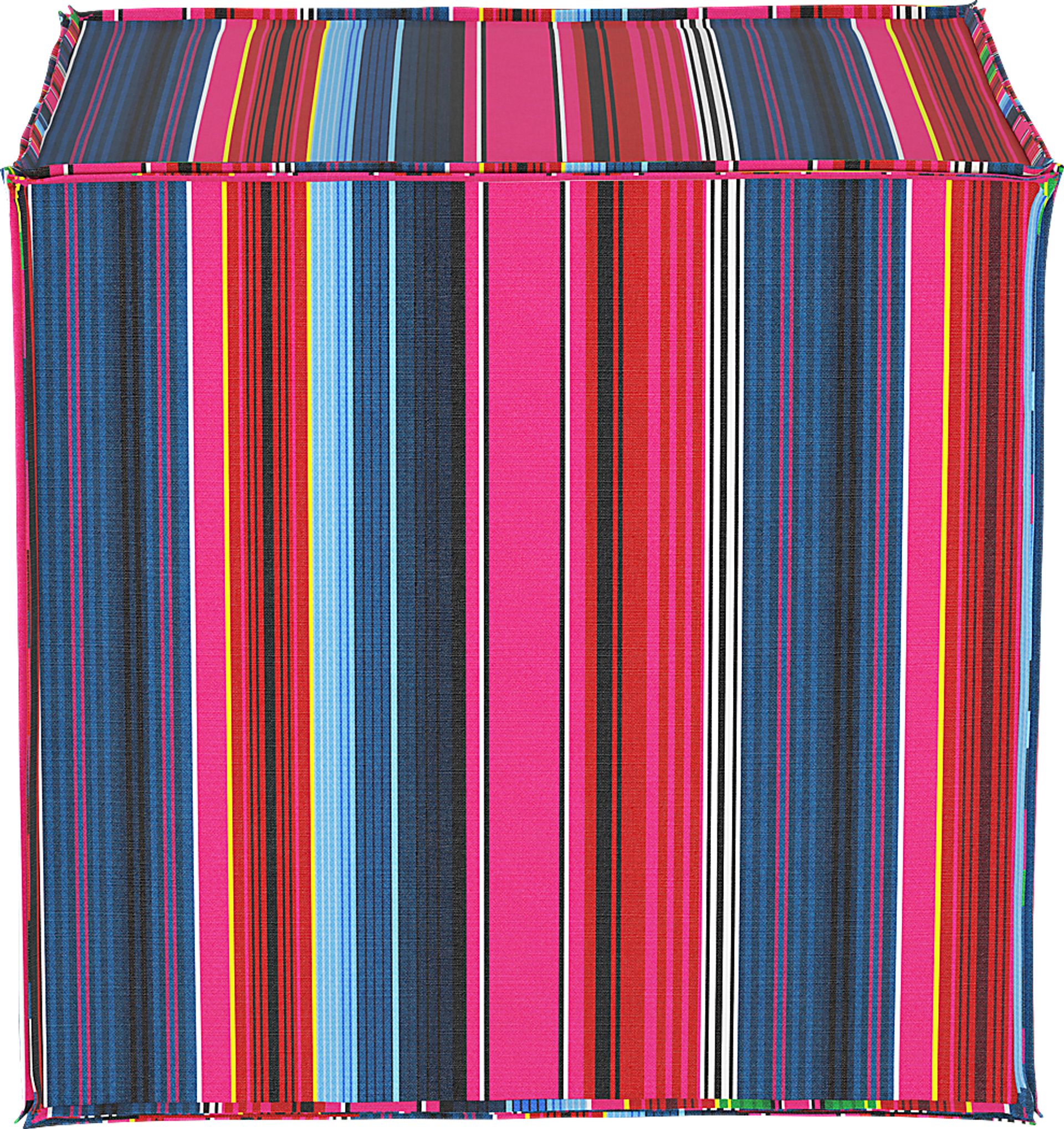 Guadiana Red Ottoman - Image 2