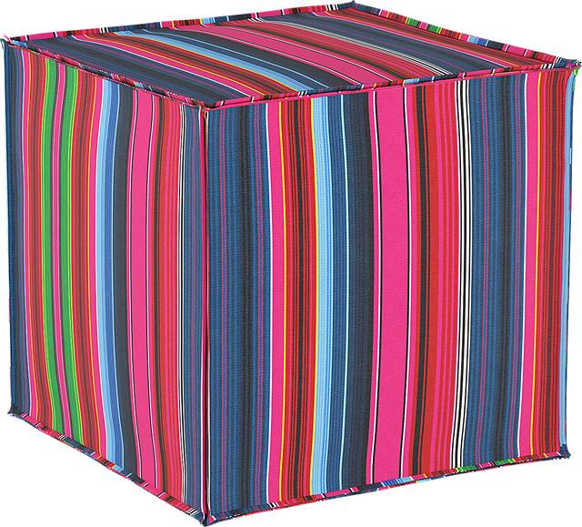 Guadiana Red Ottoman - Thumbnail - Image 1