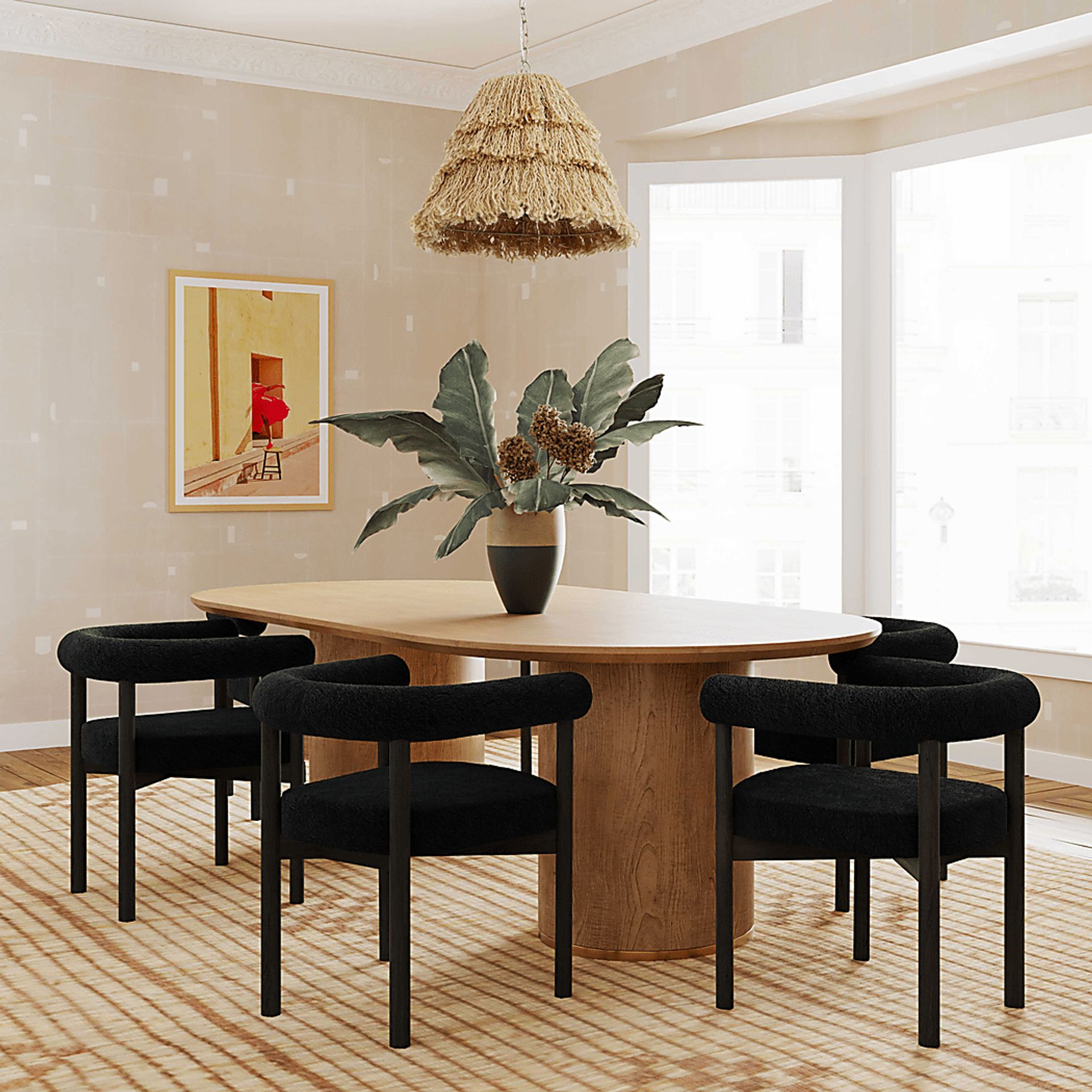 Guardino Black Arm Chair - Image 2