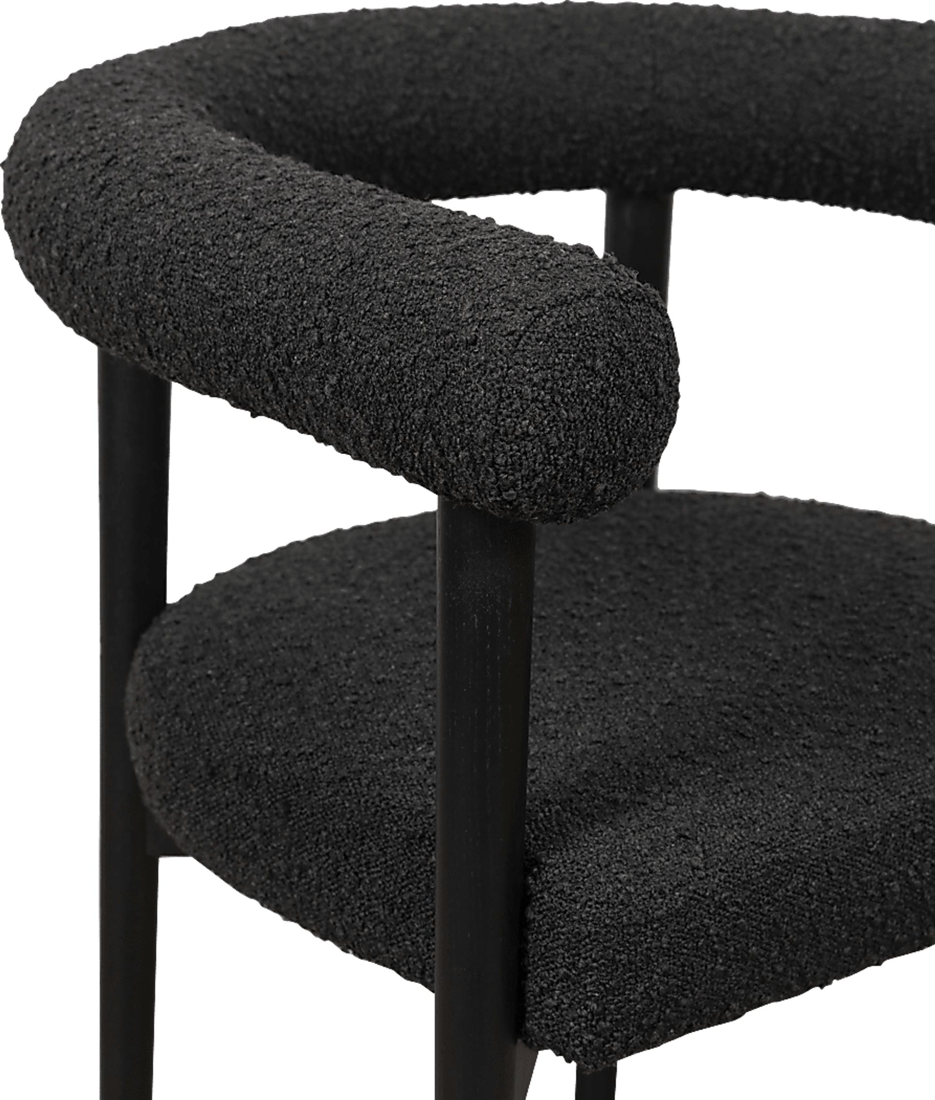 Guardino Black Arm Chair - Image 4