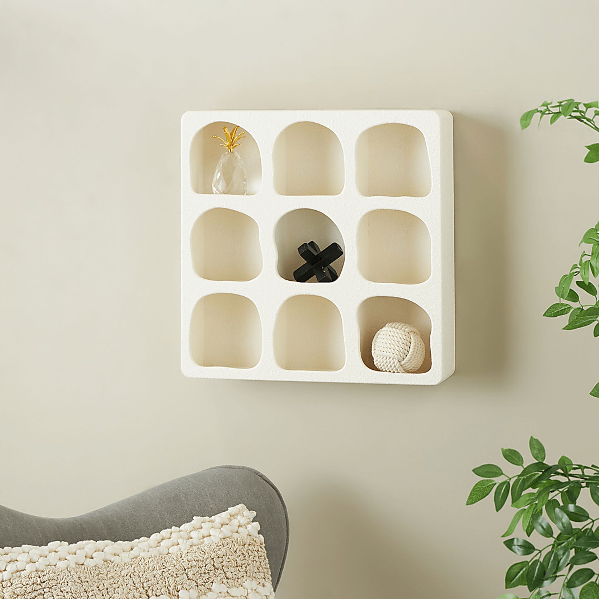 Gudin I Beige Wall Shelf - Image 2