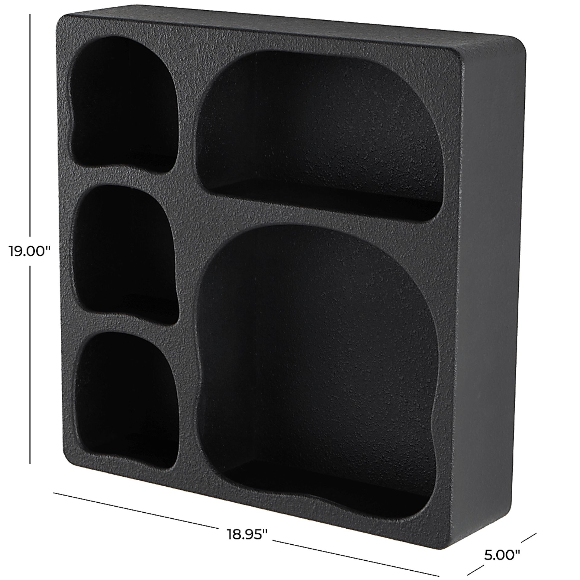 Gudin II Black Wall Shelf - Image 7