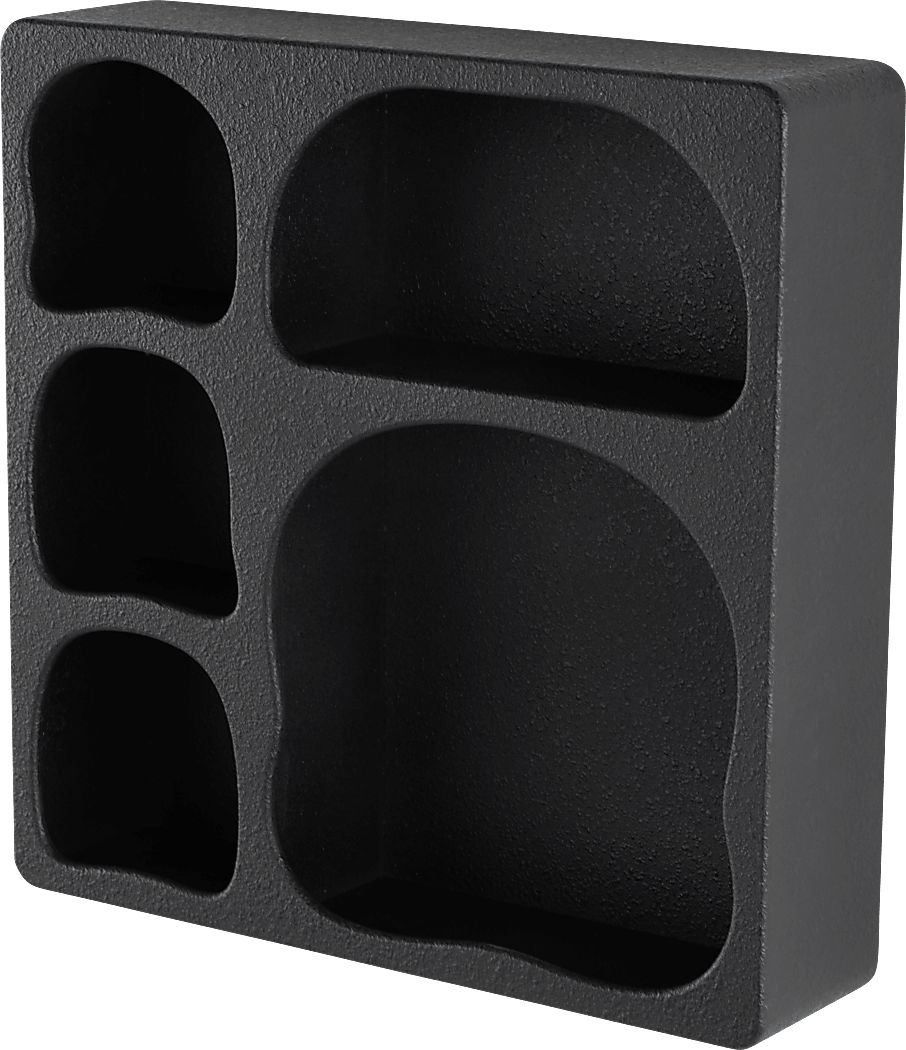 Gudin II Black Wall Shelf