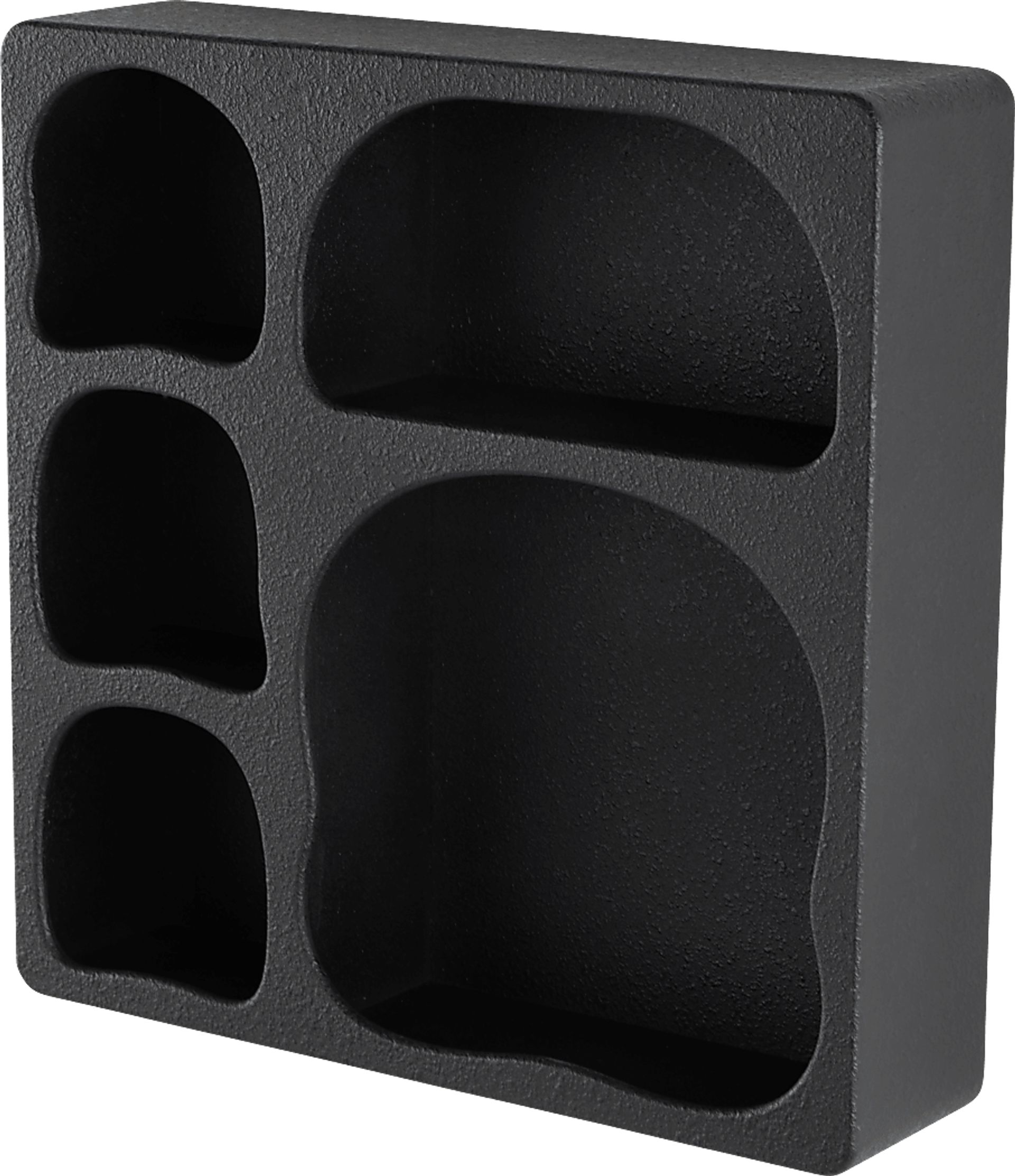 Gudin II Black Wall Shelf - Image 1