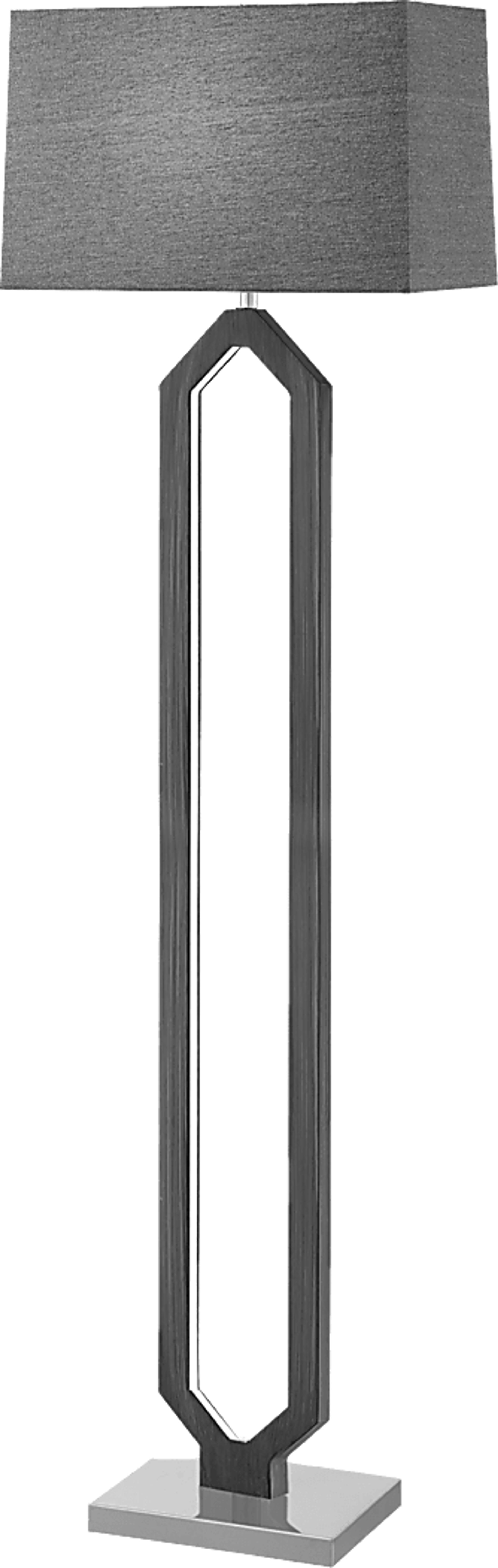 Guejito Gate Gray Floor Lamp - Image 1