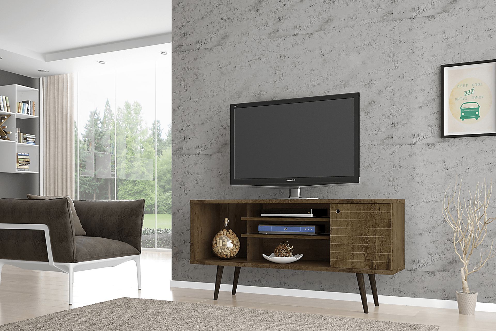 Guemes II Brown 53.5 in. Console - Image 2