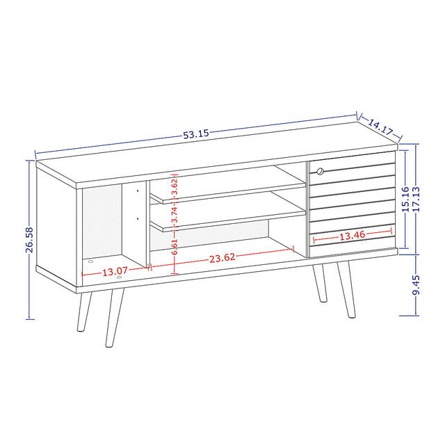 Guemes II Yellow 53.5 in. Console - Thumbnail - Image 3