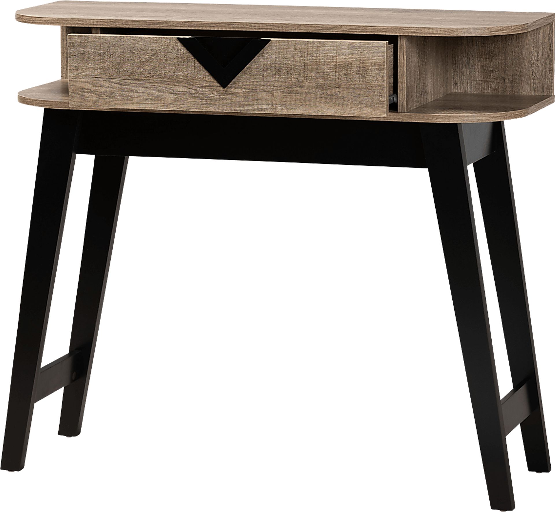 Guiford Light Brown 1-Drawer Console Table - Image 2