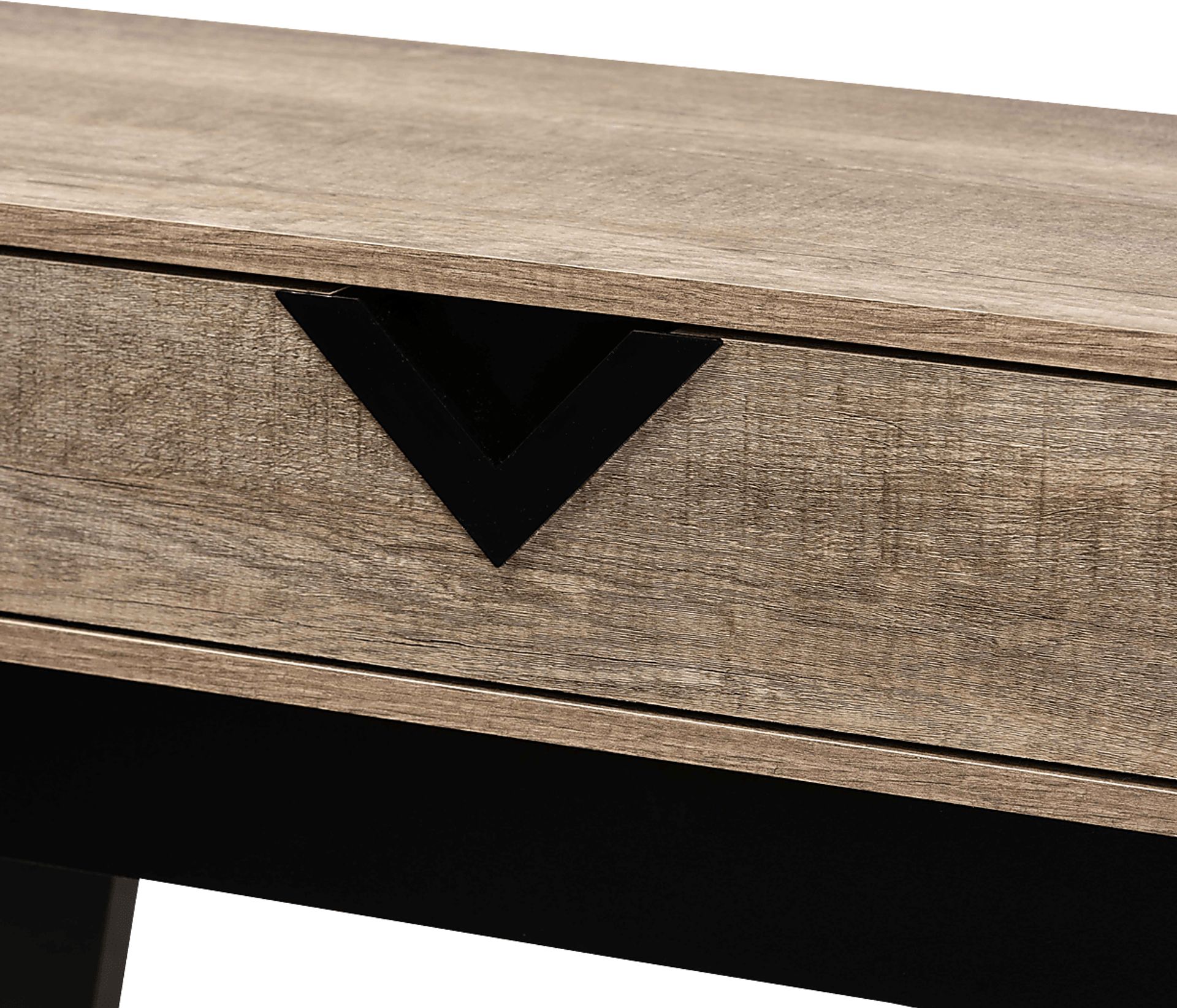 Guiford Light Brown 1-Drawer Console Table - Image 5