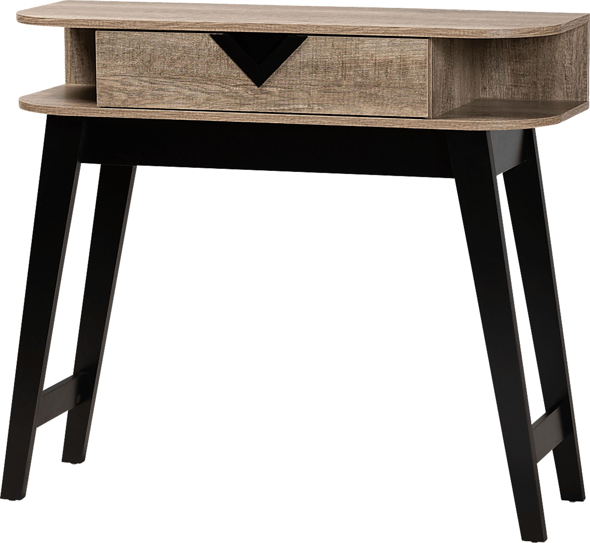 Guiford Light Brown 1-Drawer Console Table - Image 1
