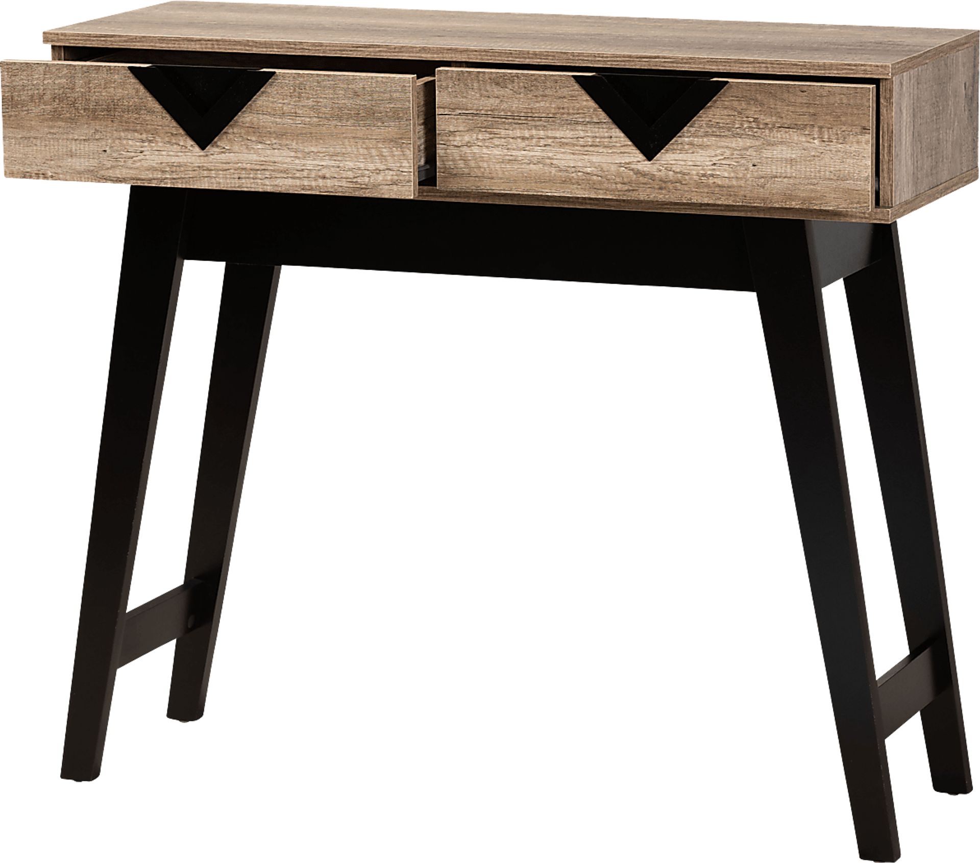 Guiford Light Brown 2-Drawer Console Table - Image 2