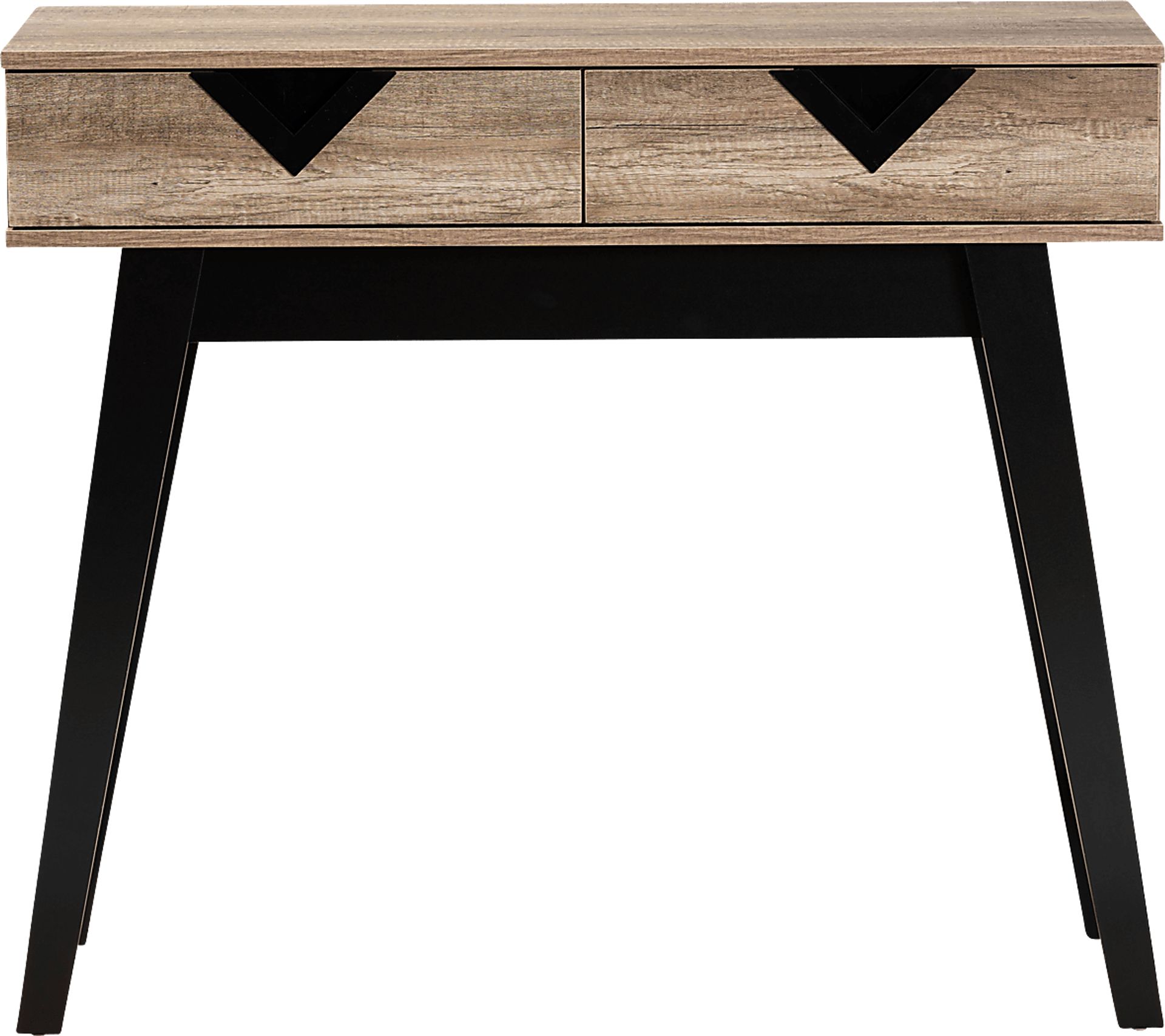 Guiford Light Brown 2-Drawer Console Table - Image 3