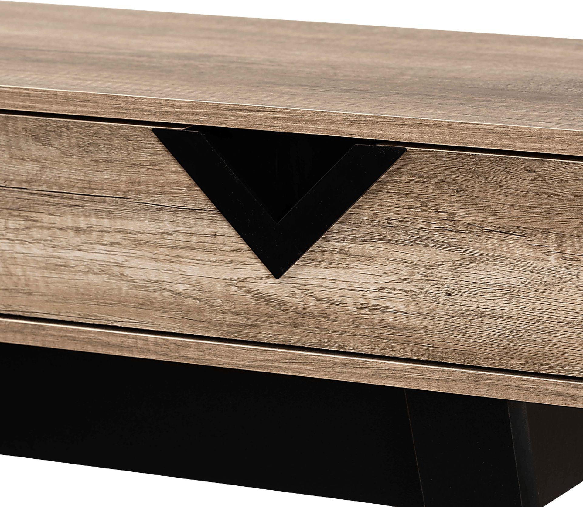 Guiford Light Brown 2-Drawer Console Table - Image 5