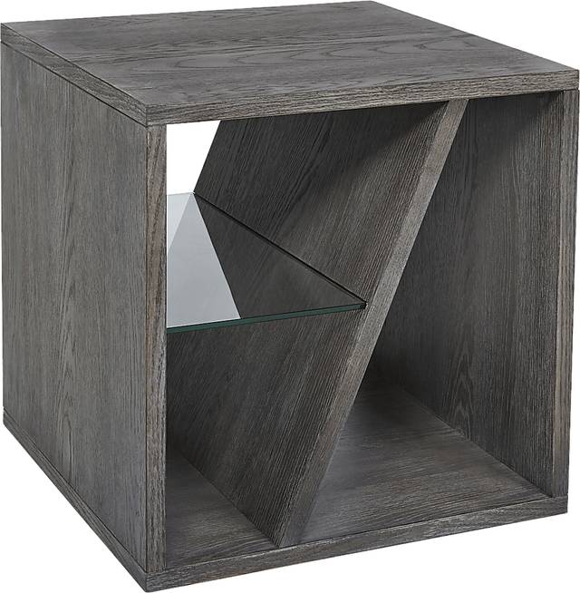 Guildmore Charcoal End Table - Thumbnail - Image 1