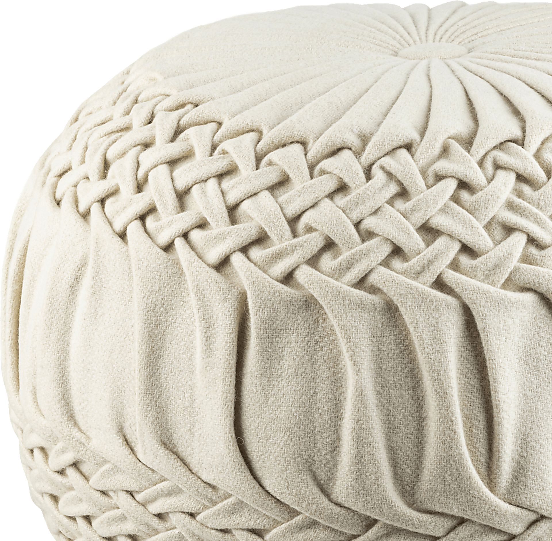 Guildwood Cream Ottoman - Image 4