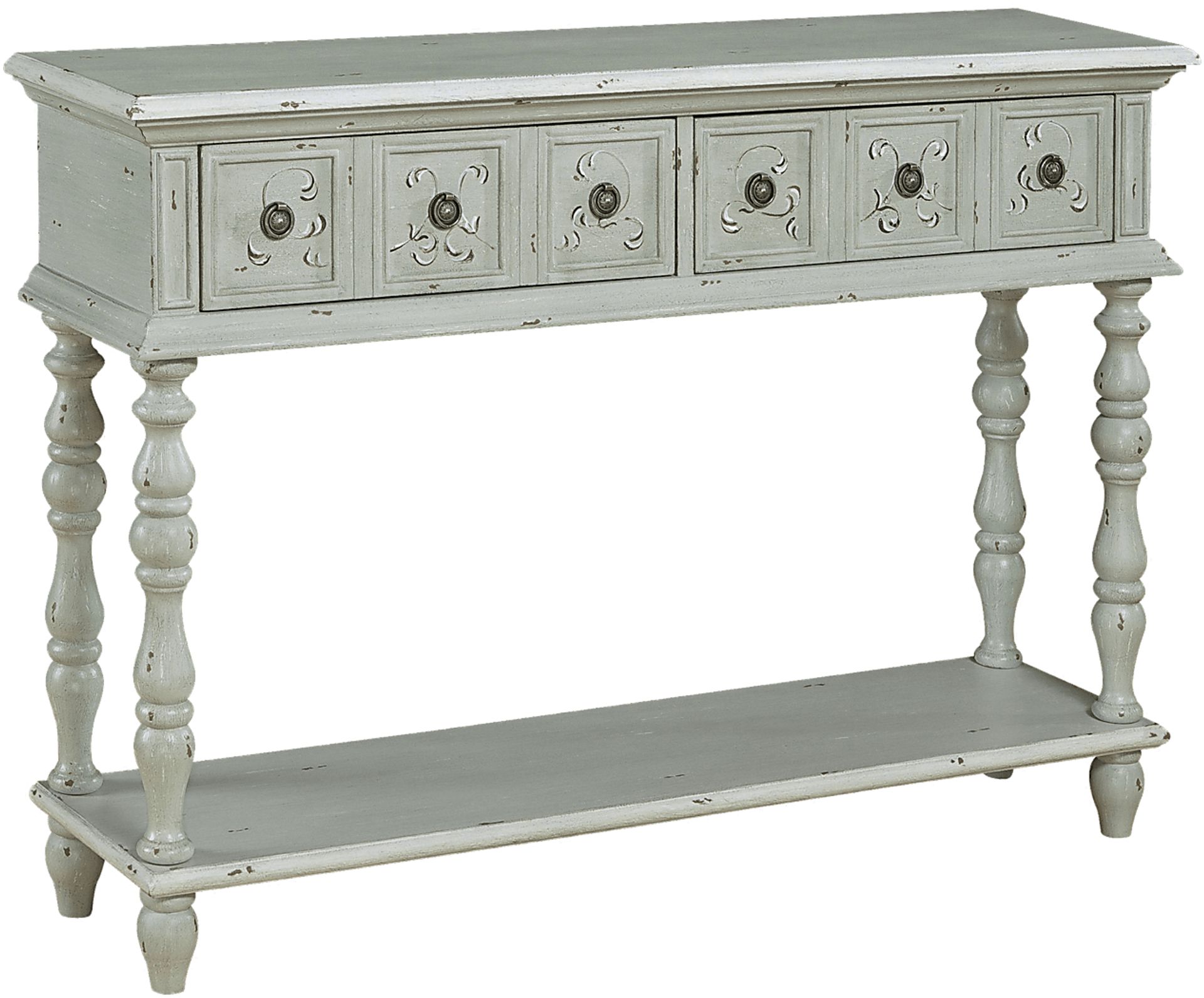 Guilford Falls White Sofa Table - Image 1