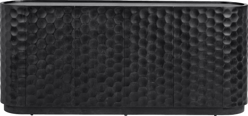 Guillory Black Credenza
