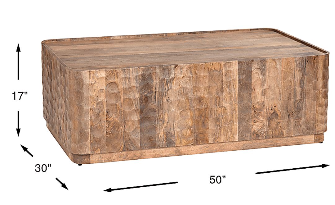 Guillory Brown Cocktail Table