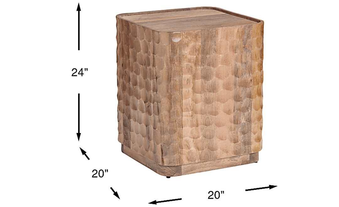 Guillory Brown End Table