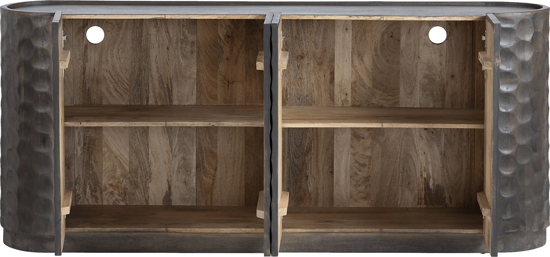 Guillory Dark Brown Credenza - Image 2