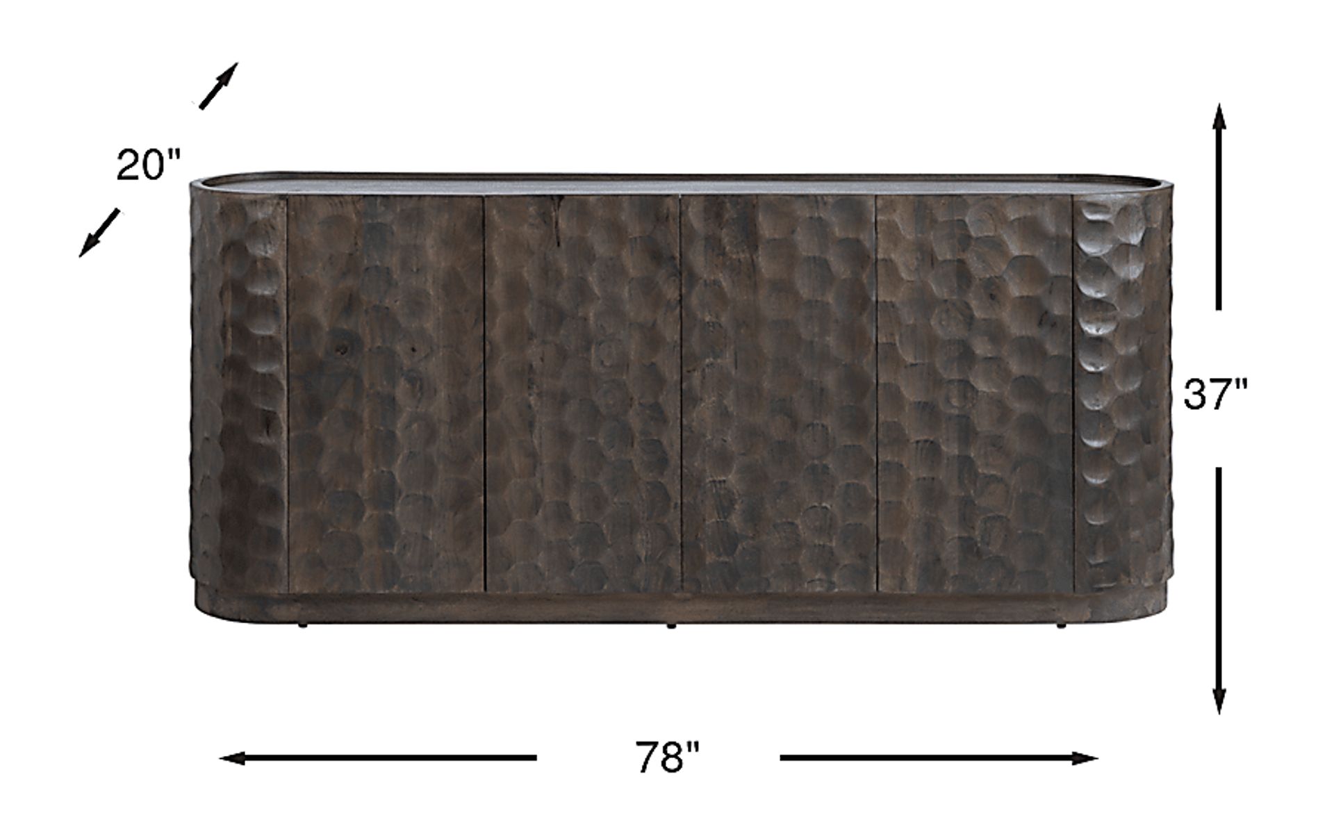 Dimension Image. Please refer to the Dimension Tab on this page for dimension details.