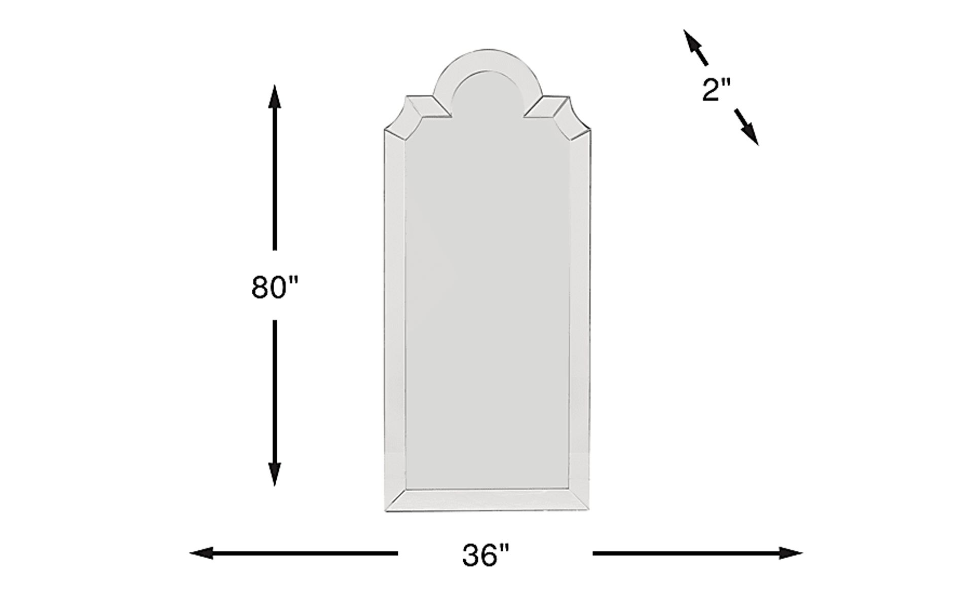 Dimension Image. Please refer to the Dimension Tab on this page for dimension details.
