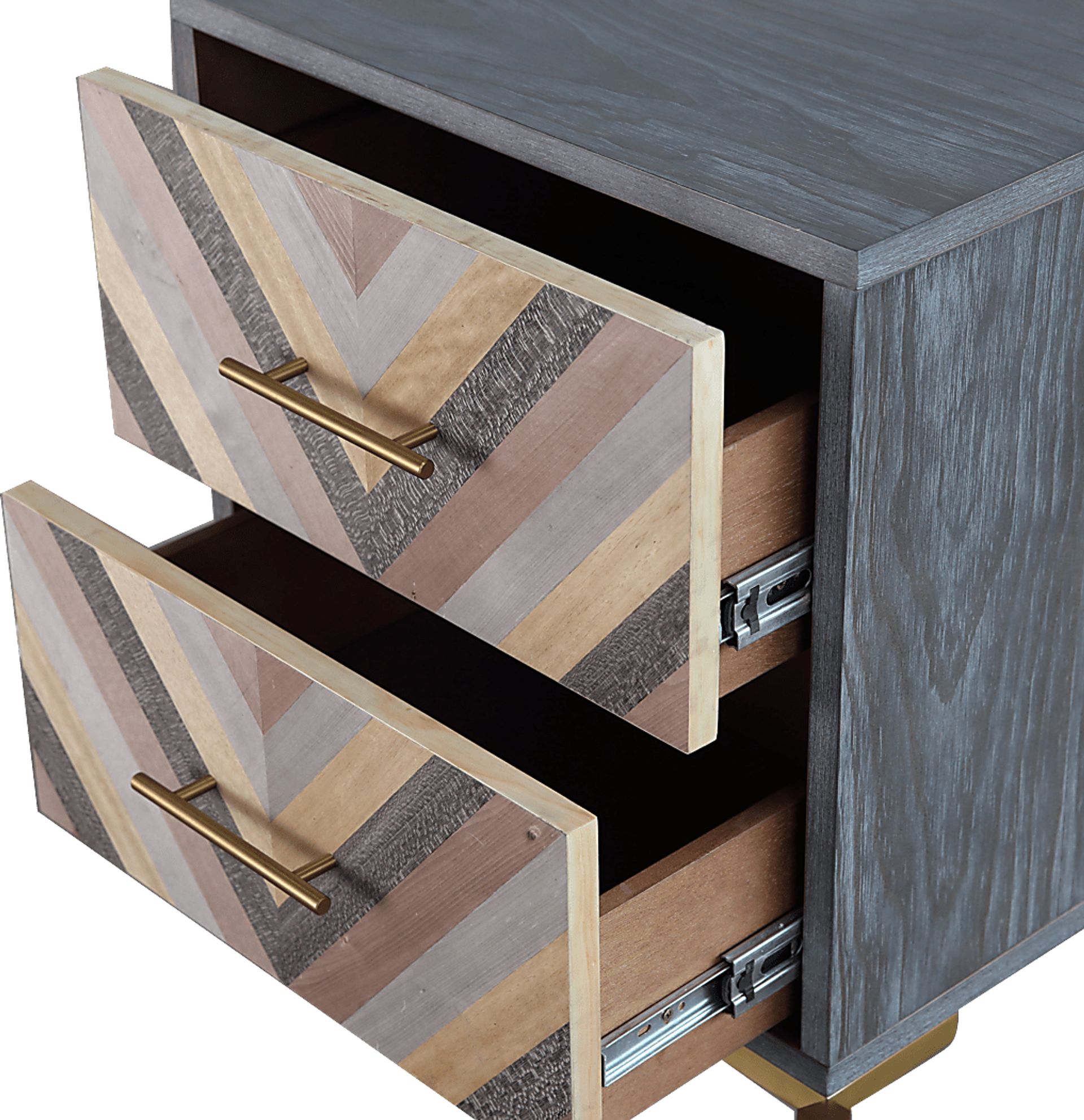 Guismo Gray Accent Cabinet - Image 3