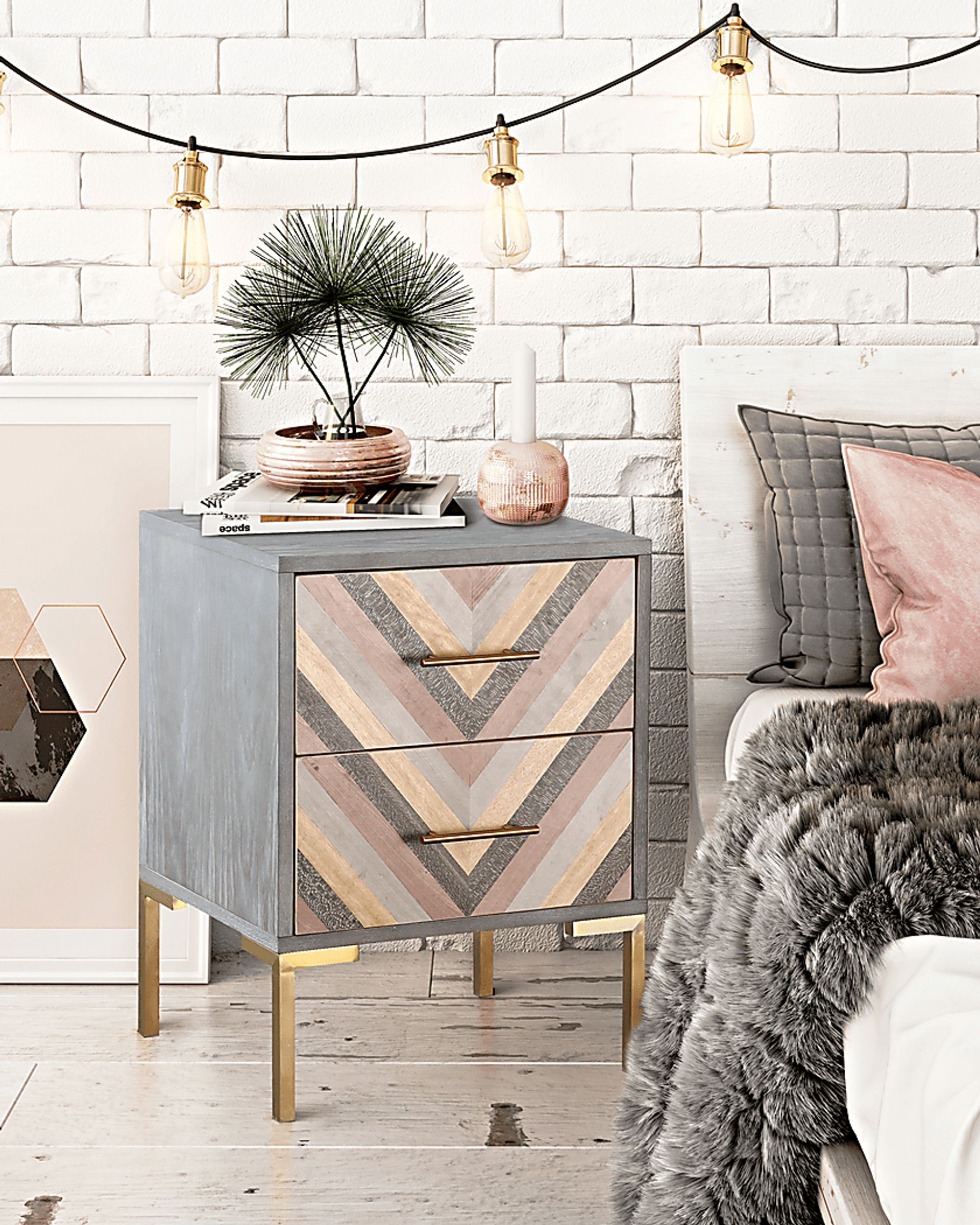 Guismo Gray Accent Cabinet - Image 6