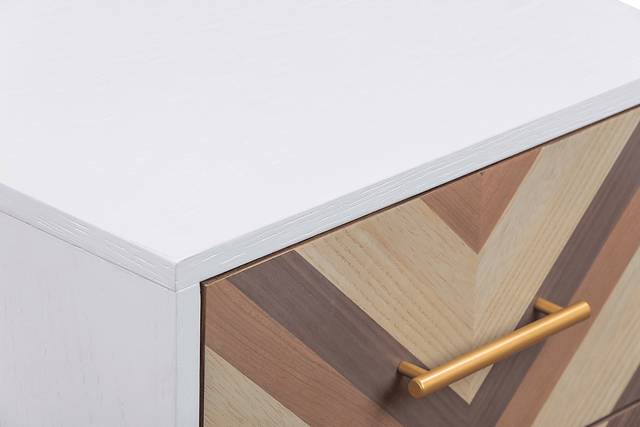 Guismo White Accent Cabinet - Thumbnail - Image 7