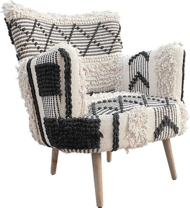 Gulkana White Accent Chair - Thumbnail - Image 1