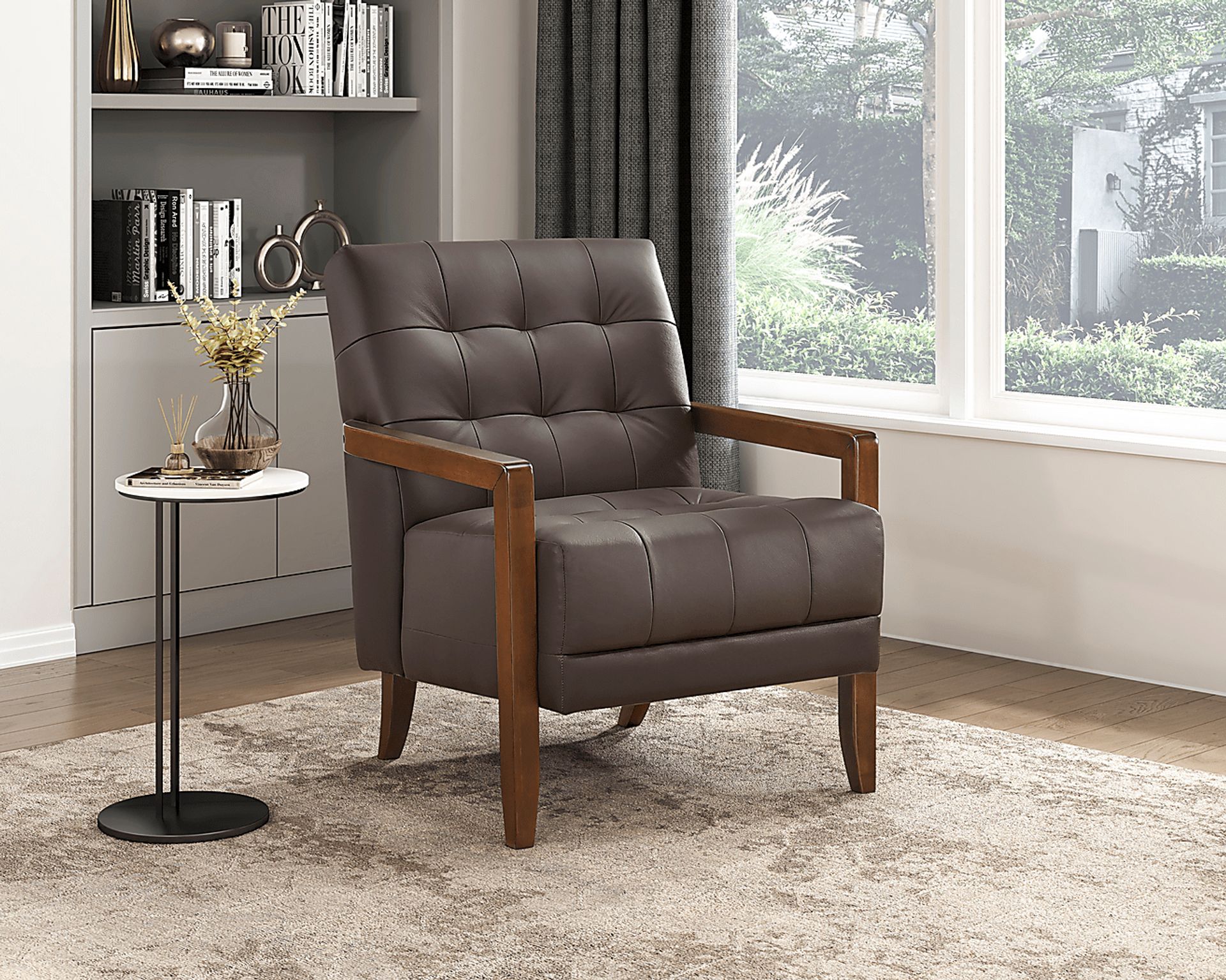 Gulliver Dark Brown Accent Chair - Image 2