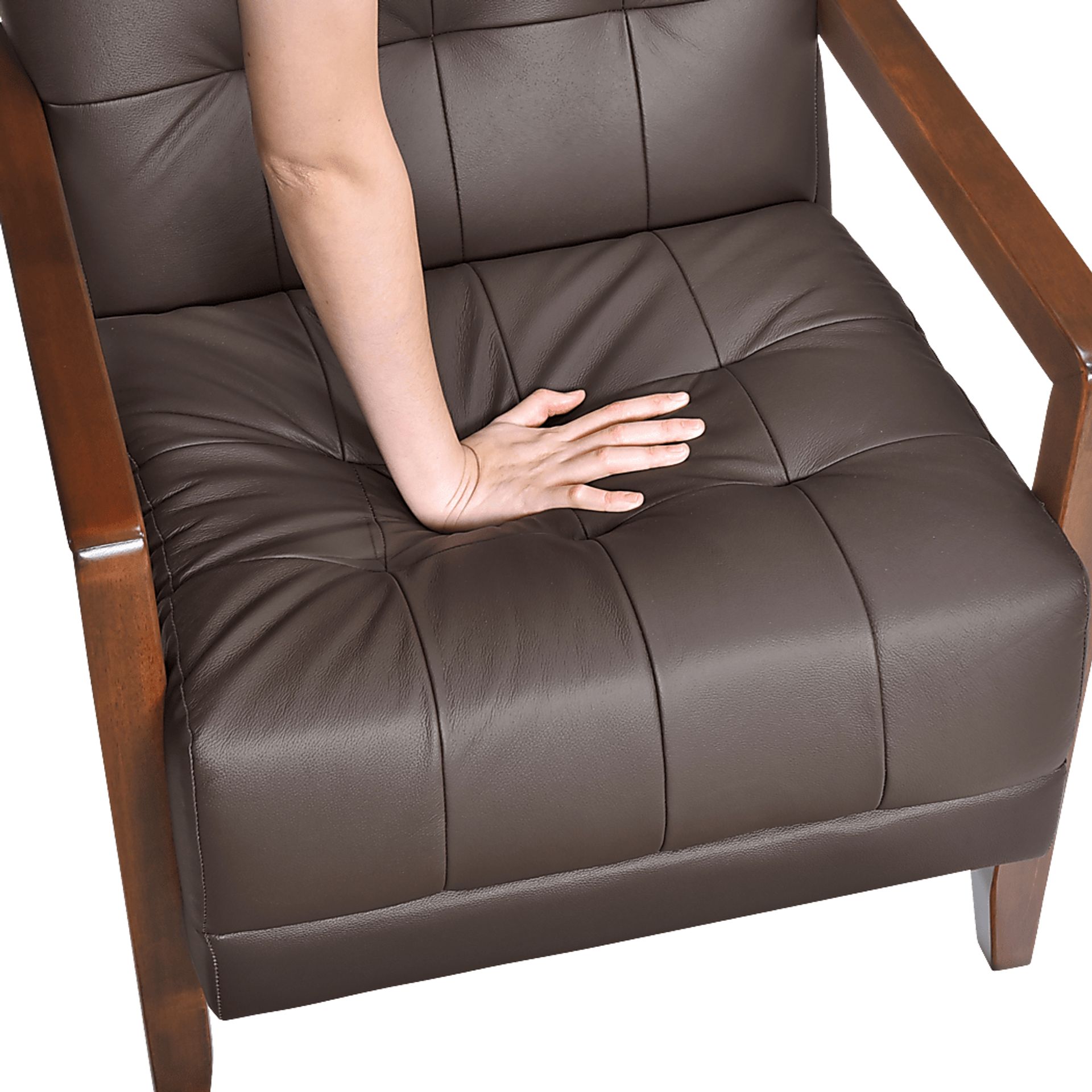 Gulliver Dark Brown Accent Chair - Image 8